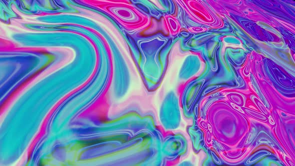 liquid rainbow effect. Acid marbling holographic mixture.  Vd 782