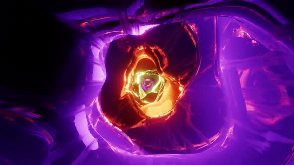 Reverse Galaxy Cosmo Tunnel Tube Vj Loop 4K