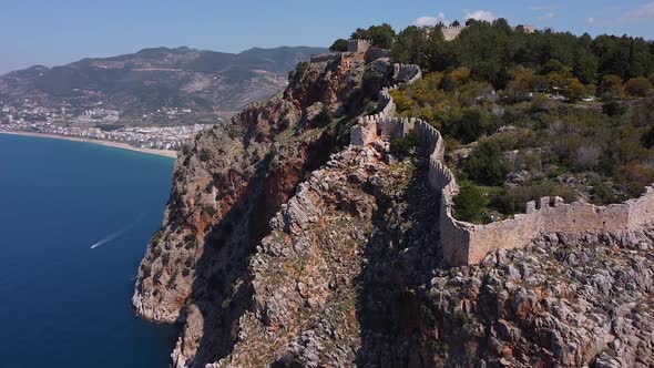 Ancient Fortress on the Mediterranean Coast