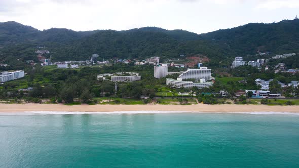 PATONG BEACH PHUKET THAILAND 4K Aerial view landmark and travel concept. (4k3840x2160p29.97fps) alt