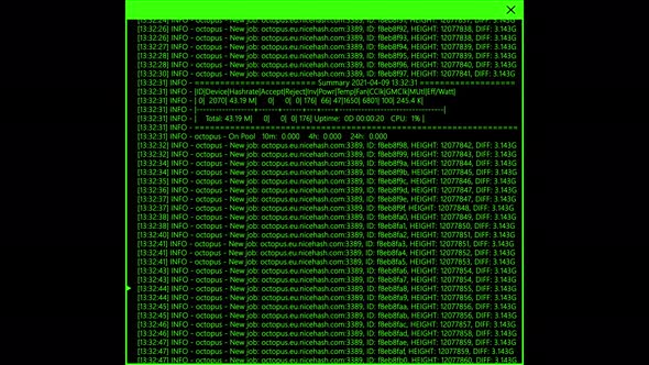 Hacker Code Running Down a Computer Screen Terminal