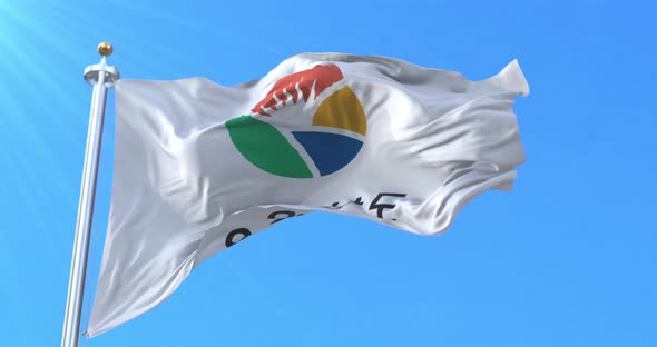 Flag of South Gyeongsang, South Korea