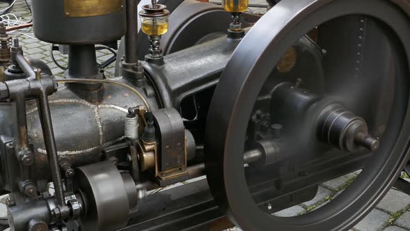 Vintage Stationary Combustion Engine