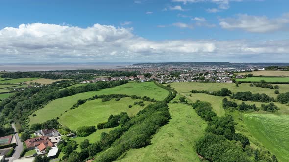 Countryside Surrounding Weston Super Mare in the UK