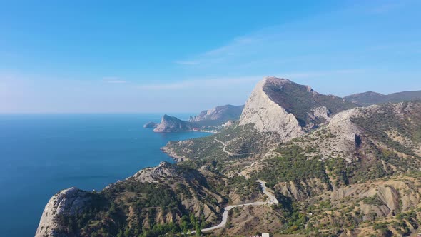 Mountain Sokol Capchik Cape Sunny Day