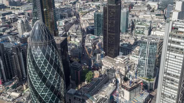 London city aerial helicopter flight urban skyline