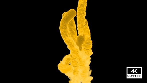 Elegant Yellow Smoke Trails alt