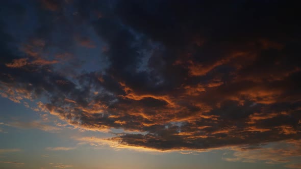 Cinematic Sunset Clouds
