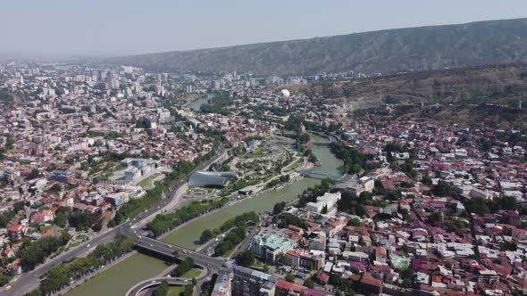 Tbilisi, Georgia Aerial