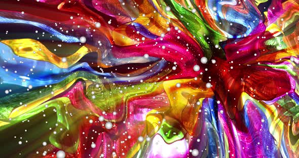 Abstract colorful animation. Multicolor liquid background. Beautiful gradient texture