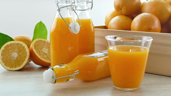 Orange fruit healthy food