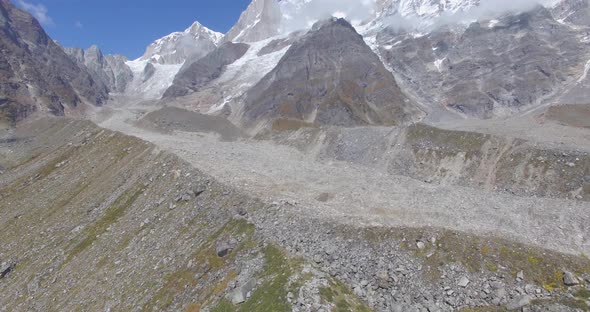 Kedarnath Dham Kedarpuri During Reconstruction Work in Uttarakhand