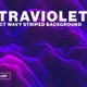 Abstract background with wavy neon ultraviolet lines - VideoHive Item for Sale