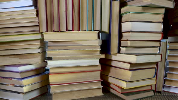Stacks of Old Books