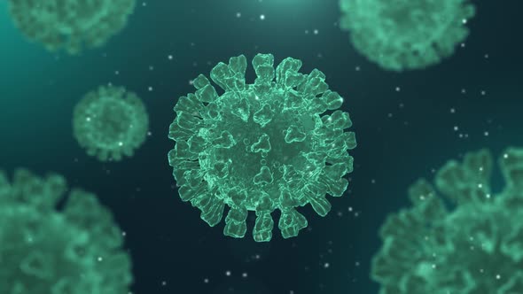 Coronavirus Infective Covid 19 Background V7