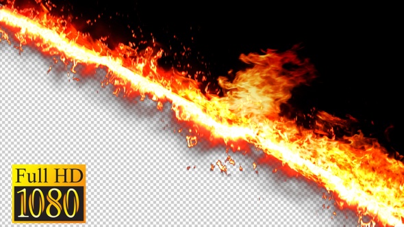 Diagonal Wipe Fire Transition