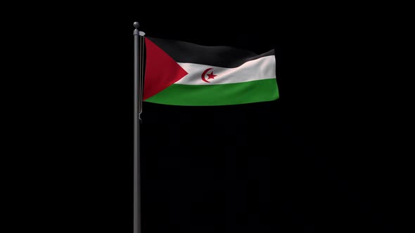 Western Sahara Flag With Alpha 2K