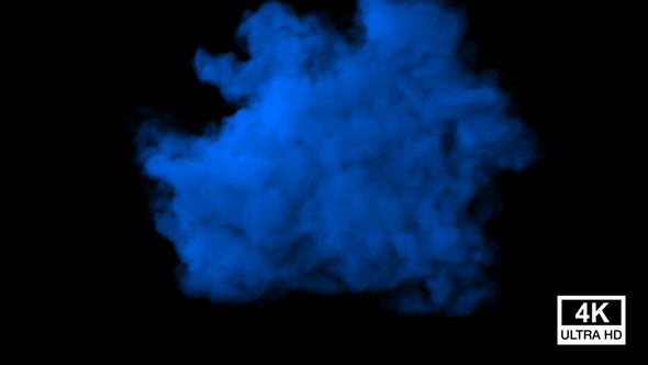 Huge Blue Smoke 4K