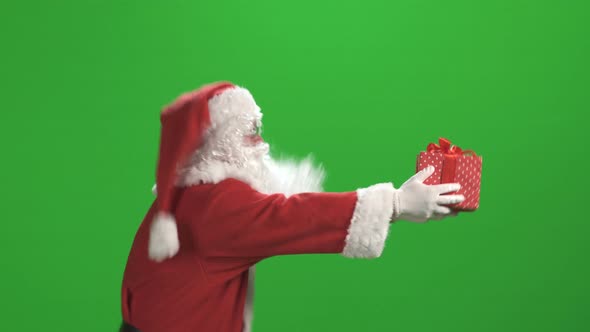 Santa Claus Against Green Screen