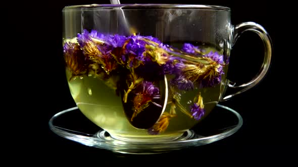 Tea from Myosotis flowers.