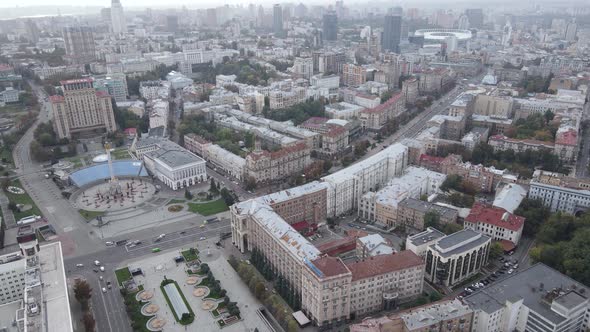 Kyiv - the Capital of Ukraine. Aerial View. Kiev