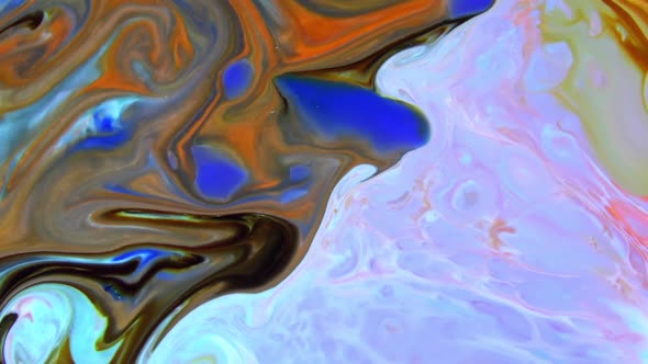 Psychedelic Colour Paint  Spreading Swirling 15 alt