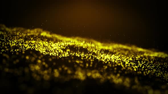 Particle Bg Yellow