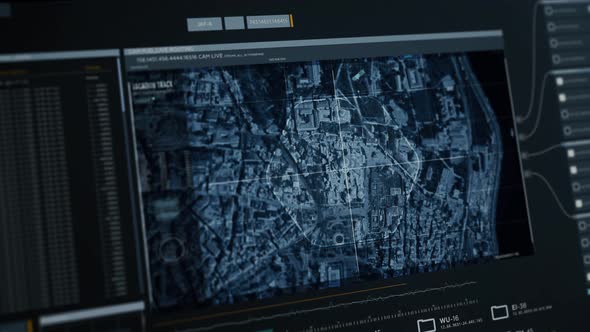 High Tech Analysis Of Target Location In Army Mission Surveillance Interface alt