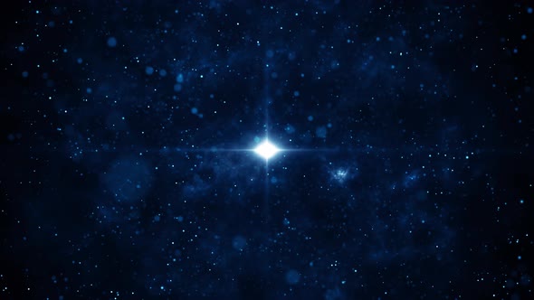 Blue Particles Background alt