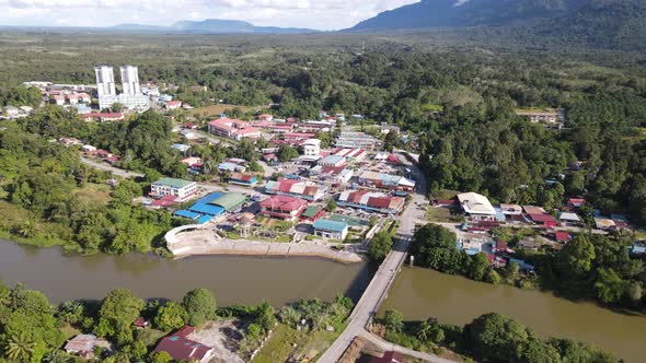 The Towns of Sarawak, Borneo, Malaysia