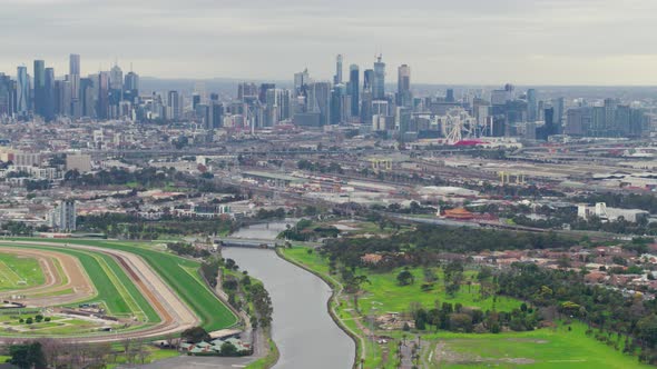 Melbourne River City View