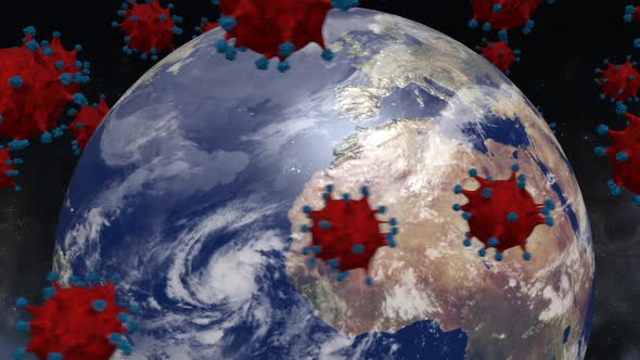 CORONAVIRUS / COVID-19 and Planet Earth Animation