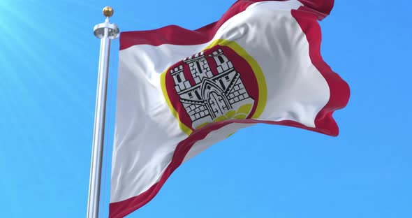 Flag of Bergen kommune, Norway