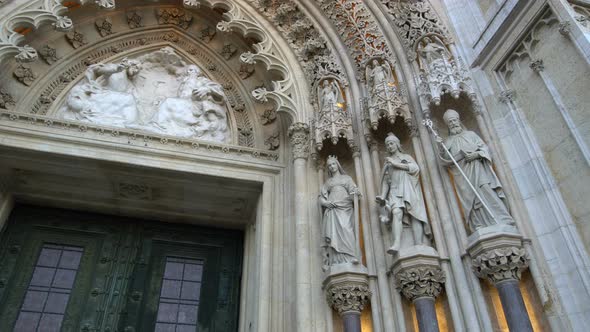 The Zagreb Cathedral  Landmark of Zagreb Croatia