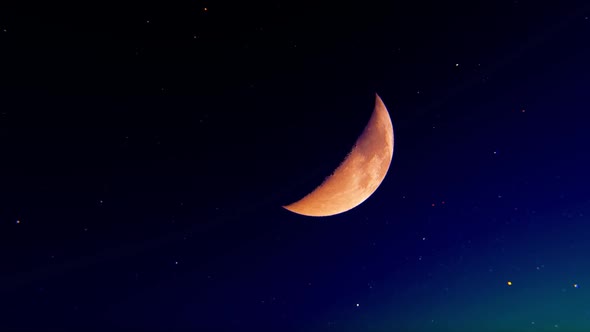 The Red Moon At The Sky alt