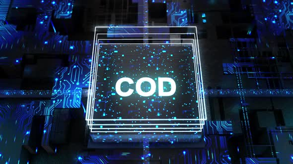 Digital Abstract Board Background Cod alt