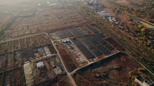 Round Polls in Wastewater Treatment Plant Filtration of Dirty or Sewage Water