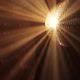 Shiny disco ball with golden reflection and rays in haze - VideoHive Item for Sale