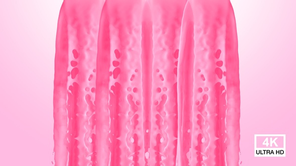 Strawberry Milkshake Curtain