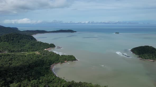 The Beaches at the most southern part of Borneo Island