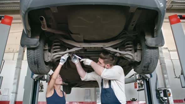 Repairing Car Bottom