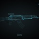 Wireframe AK 47 - VideoHive Item for Sale