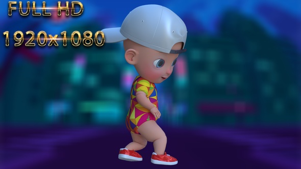 Cartoon Baby Dance V26 - 60 Fps