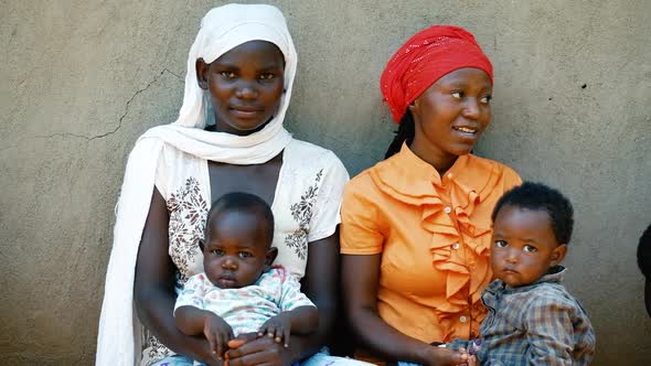 Babies in the Arms of African Mothers