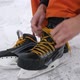 Men's Hands Tighten the Laces on Skates - VideoHive Item for Sale