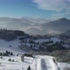 Aerial drone view of beautiful winter mountain scenery. Winter wonderland cover with snow.  - VideoHive Item for Sale