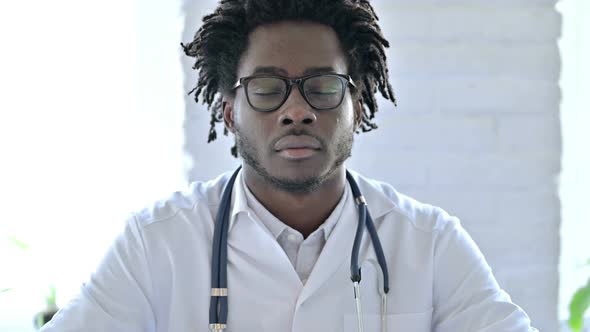 African Doctor Looking At Camera