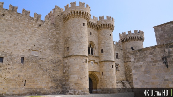 4K Palace of the Grand Master of the Knights of Rhodes, Greece