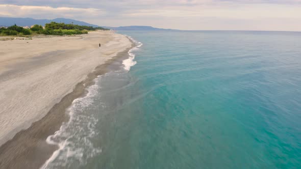 Coast and Calm Ocean