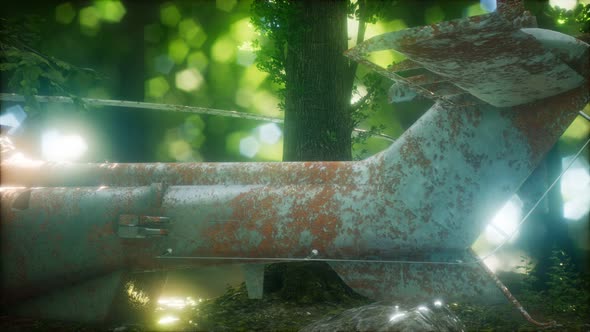 Old Rusted Military Helicopter alt